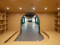 社區(qū)美術館室內(nèi)空間展覽展示效果-1555-09